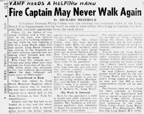 Fire Captain may never walk again - Daily_News_Fri__Apr_17__1970_